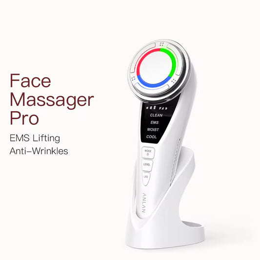 EMS Facial Massager Pro Face Lifting Skin Rejuvenation with LED Light