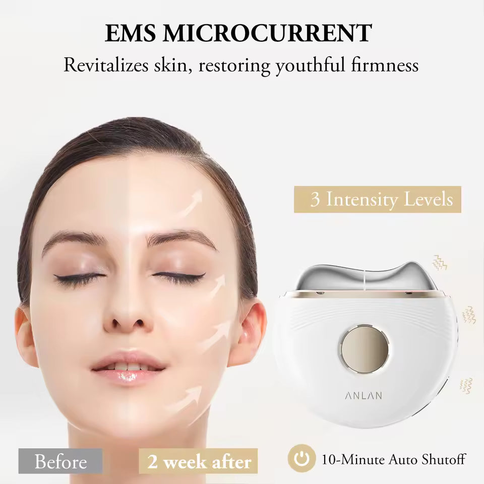 Electric Guasha Massager EMS Face Lifting Anti-aging