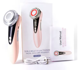 Multifunctional Facial Massager with LED Light