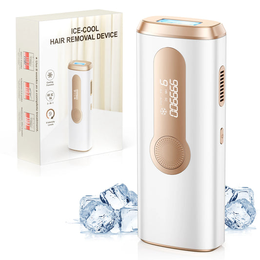 Intense Pulsed Light Hair Removal Device at Home - Ice Cooling