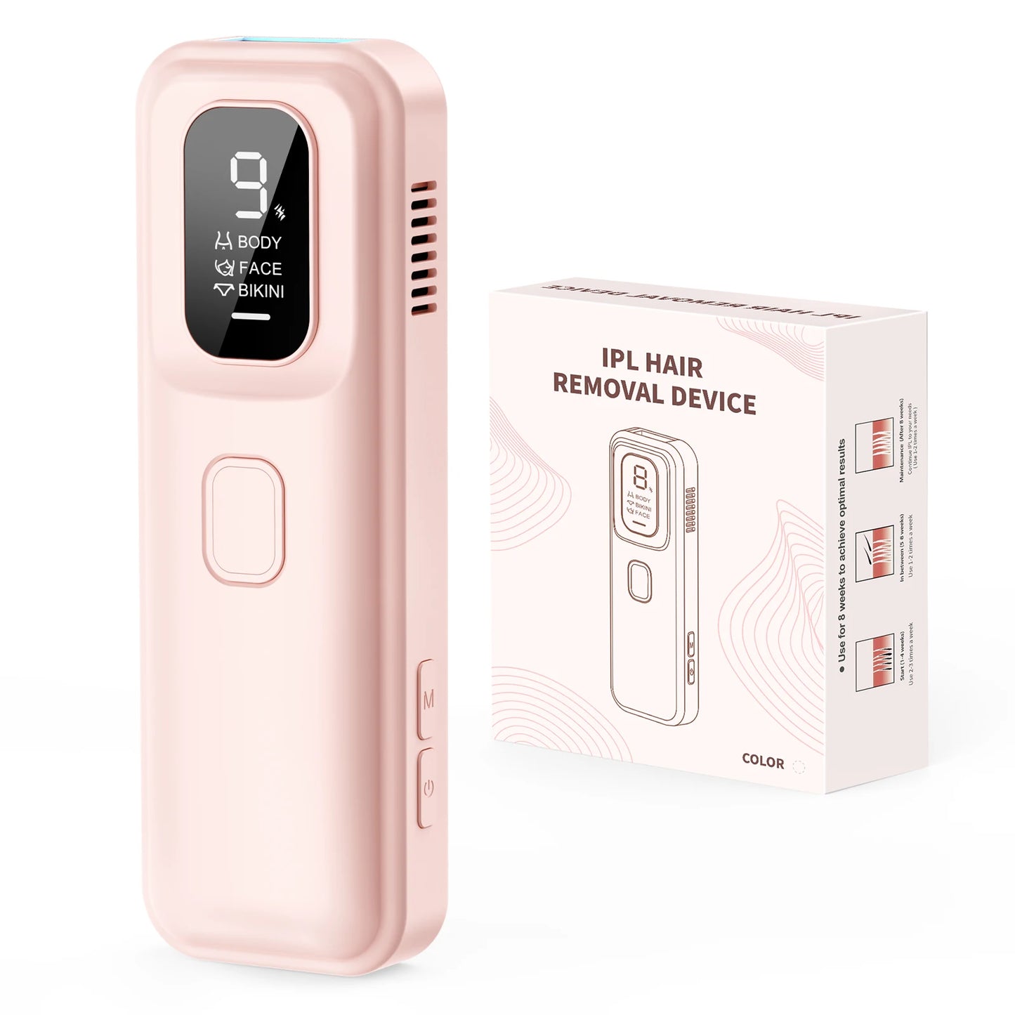 Intense Pulsed Light Hair Removal Device at Home - Ice Cooling