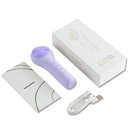 Silicone Electric Facial Cleanser with Vibration