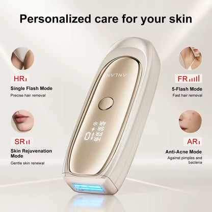 Laser Hair Removal Device with ICE Cooling