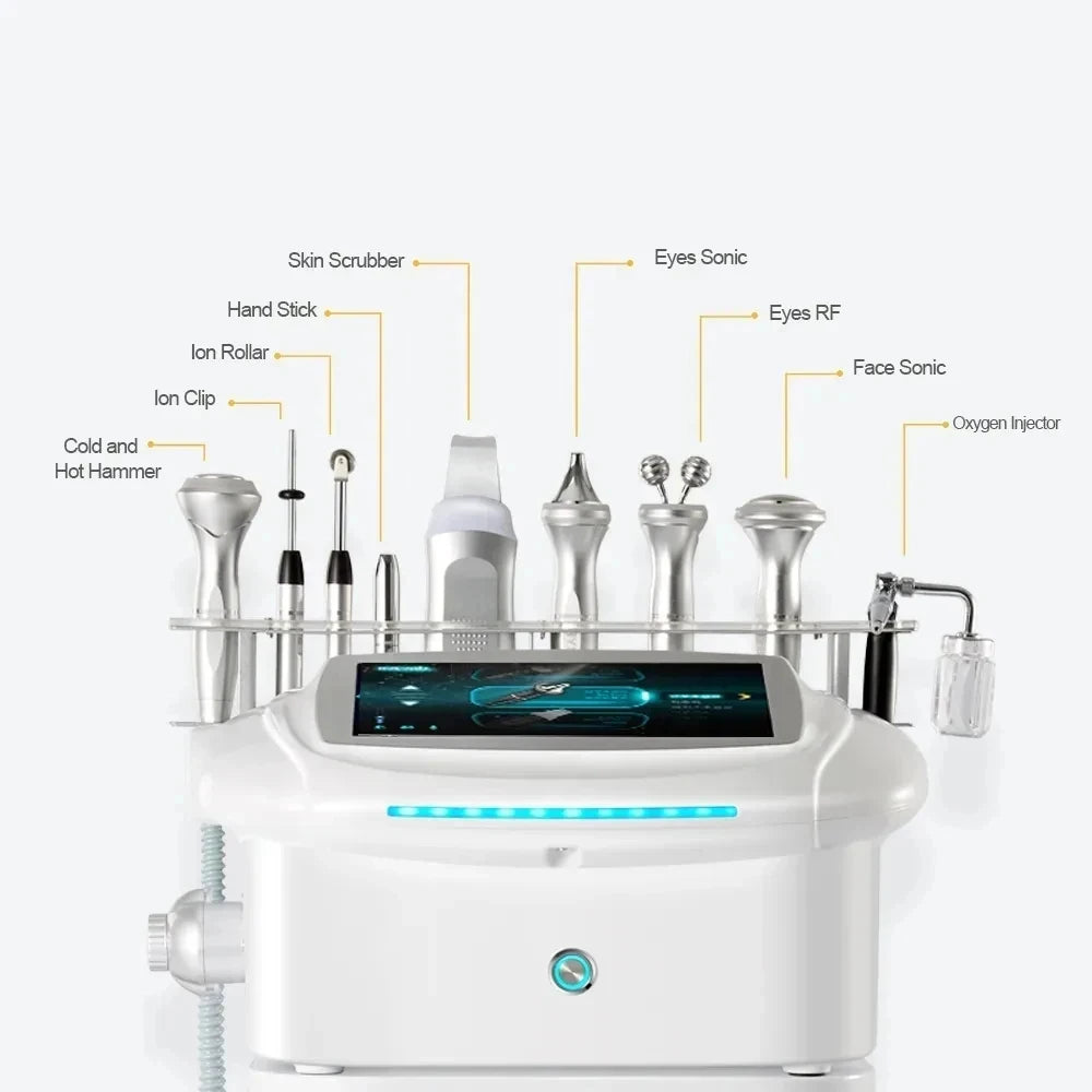 Professional 9-in-1 Hydra Machine for Health Care with Oxygen Spray